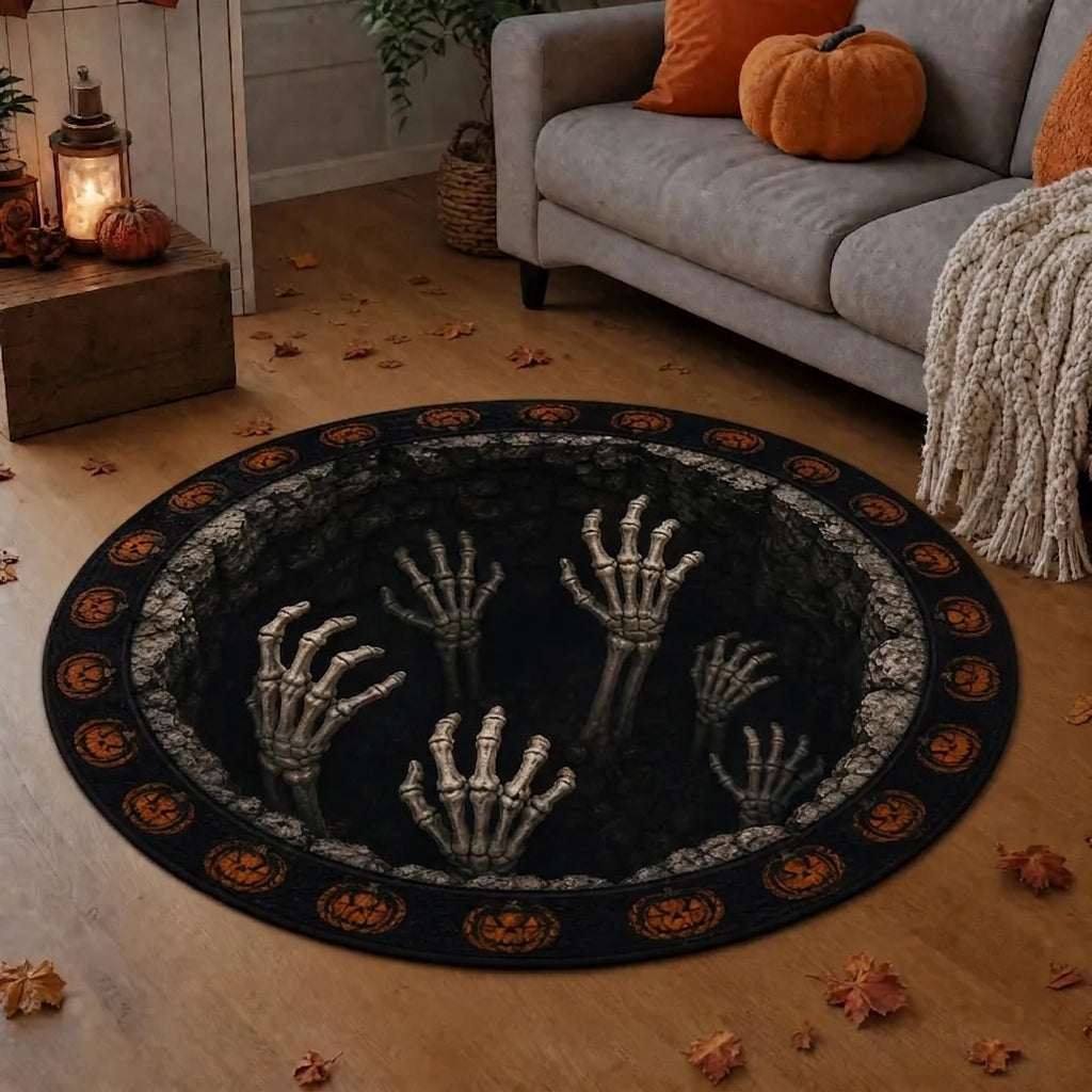 Tappeto Halloween 3D — Un’illusione da brividi