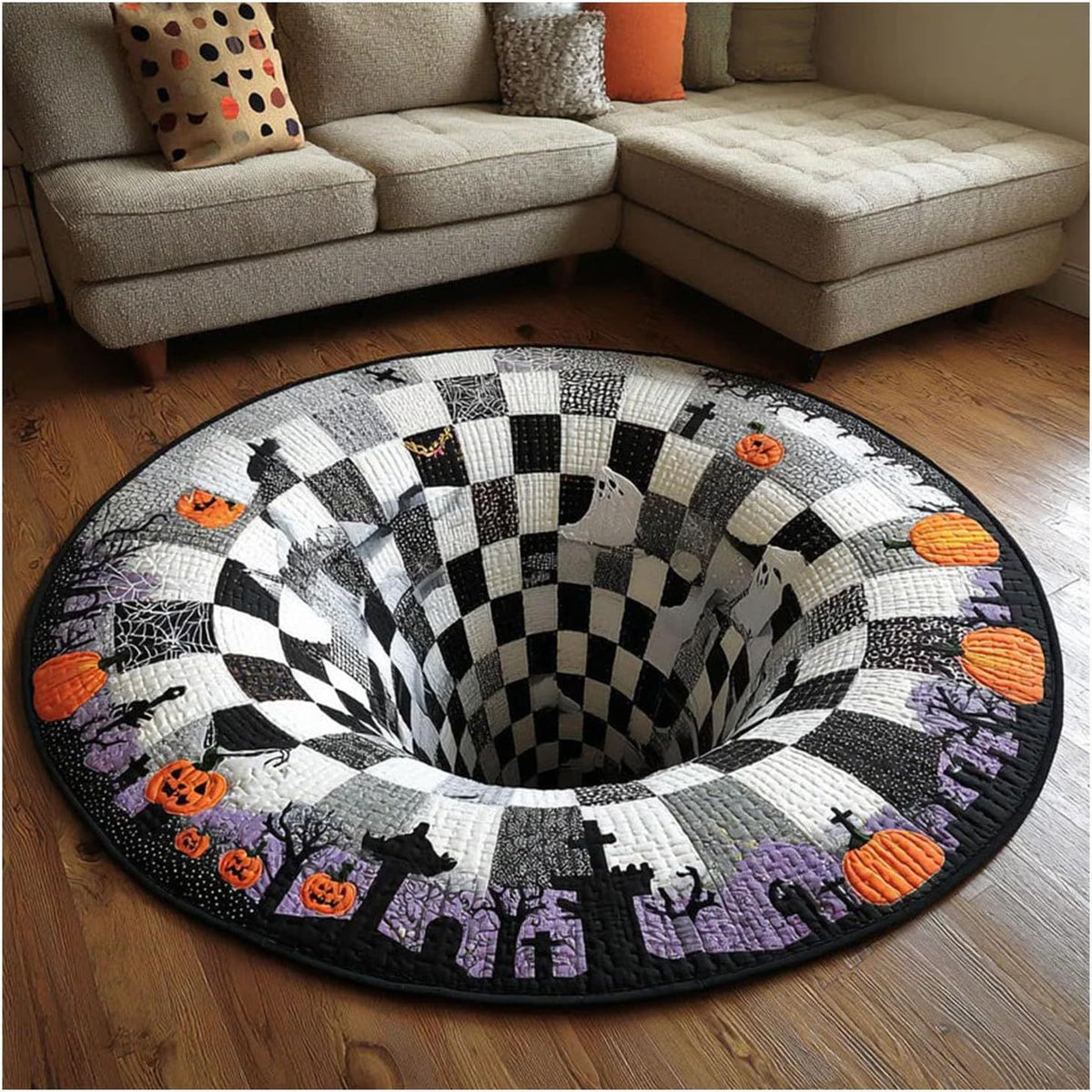 Tappeto Halloween 3D — Un’illusione da brividi