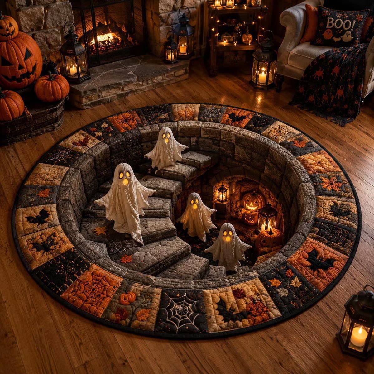 Tappeto Halloween 3D — Un’illusione da brividi