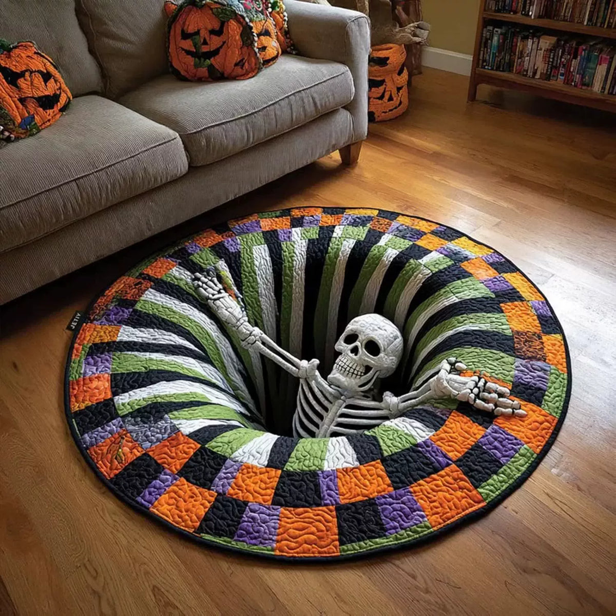 Tappeto Halloween 3D — Un’illusione da brividi