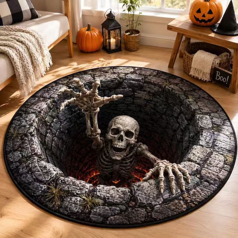 Tappeto Halloween 3D — Un’illusione da brividi