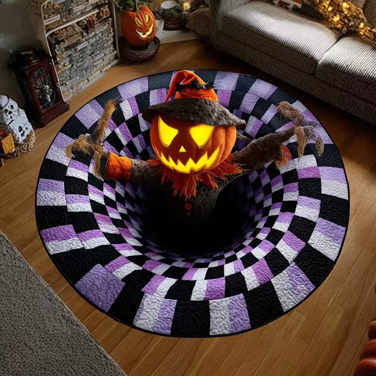Tappeto Halloween 3D — Un’illusione da brividi